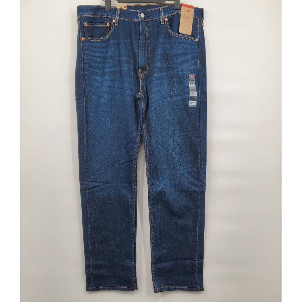 Levi's 505 Regular Straight Leg Jeans Denim Pants Men Size 38 x 34 NWT